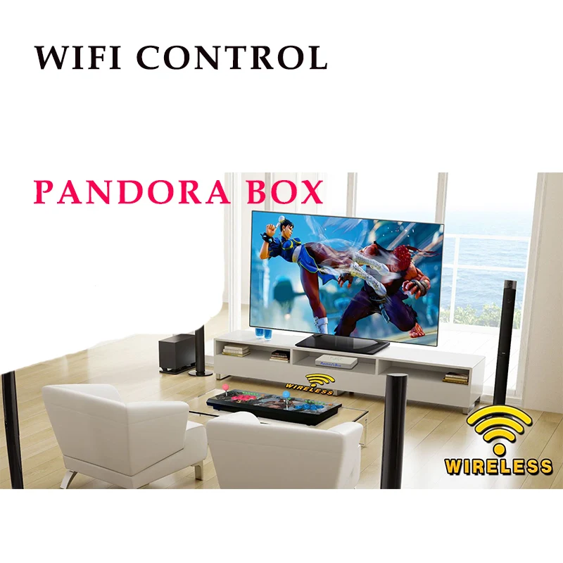 1300 3D Games Pandora Box 6 Wireless Version WiFi Smart Game Console Connection Arcade Game Console Double Rocker Claw Machine
1300 3D Games Pandora Box 6 Wireless Version WiFi Smart Game Console Connection Arcade Game Console Double Rocker Claw Machine