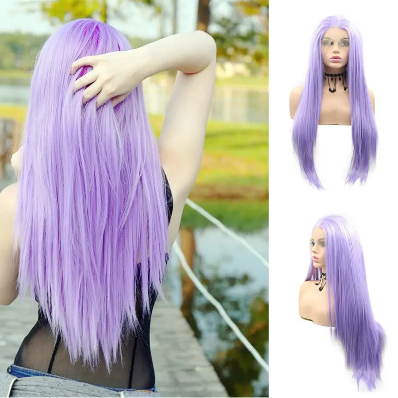 Sylvia 24" Bright Purple Hot/Dark Rose Red Girl Wigs Long Straight Synthetic Lace Front Wigs for Women Daily Cosplay Party Wear
Sylvia 24" Bright Purple Hot/Dark Rose Red Girl Wigs Long Straight Synthetic Lace Front Wigs for Women Daily Cosplay Party Wear