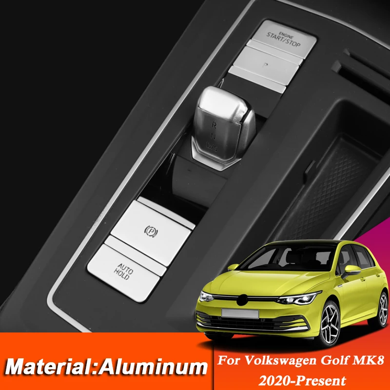 8PCS Car Styling Stop START Engine Button Cover For Volkswagen Golf MK8 2020-PresentElectronic Handbrake Sequin Auto Accessories
8PCS Car Styling Stop START Engine Button Cover For Volkswagen Golf MK8 2020-PresentElectronic Handbrake Sequin Auto Accessories