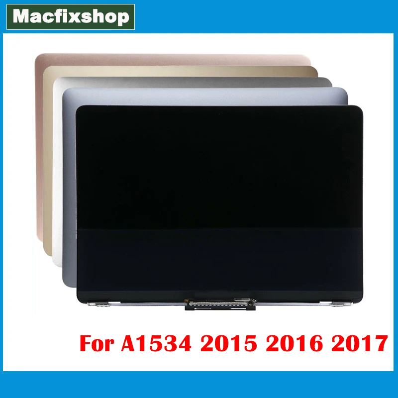New Grey Silver Rose Gold Pink For Macbook Retina 12 inch A1534 LCD Screen Display Full Complete Assembly 2015 2016 2017 Year
New Grey Silver Rose Gold Pink For Macbook Retina 12 inch A1534 LCD Screen Display Full Complete Assembly 2015 2016 2017 Year