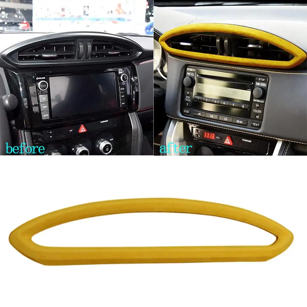 Car Fur Leather Center Console Air Conditioning Vent Cover Decorative Trims for Subaru BRZ Toyota 86 2013-2020
Car Fur Leather Center Console Air Conditioning Vent Cover Decorative Trims for Subaru BRZ Toyota 86 2013-2020