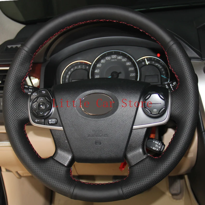 Customized DIY Stitching Leather Steering Wheel Cover For Toyota Camry 2012-15 Interior Accessories
Customized DIY Stitching Leather Steering Wheel Cover For Toyota Camry 2012-15 Interior Accessories
