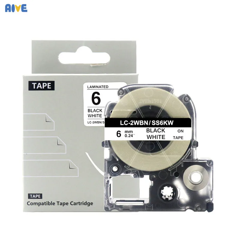 Aive, 6 мм, ленты для этикеток SC6YW, совместимые с EPSON LW-700 600P 1000P Z900 K400 kingjim SR230C SR530C, принтер для этикеток, черный и белый
Aive, 6 мм, ленты для этикеток SC6YW, совместимые с EPSON LW-700 600P 1000P Z900 K400 kingjim SR230C SR530C, принтер для этикеток, черный и белый