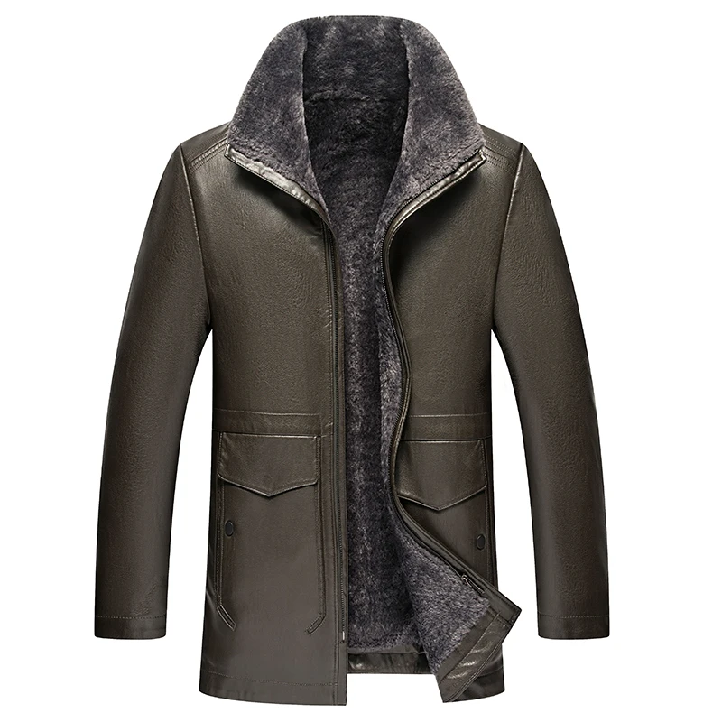 Mid-length Fur Coat Shearling 2021 Autumn Winter Men's Jackets Winter Warm Leather Jacket fror Men Outdoor Fur Coats, Big Sizes
Mid-length Fur Coat Shearling 2021 Autumn Winter Men's Jackets Winter Warm Leather Jacket fror Men Outdoor Fur Coats, Big Sizes