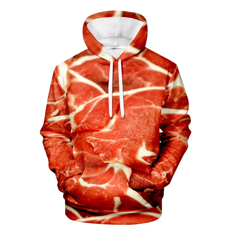 New Print Funny Meat Costume 3d Hoodies Pullover Tracksuit Men Women Hoodie Hoody Long Sleeve Harajuku 3D Hooded Sweatshirt Tops
New Print Funny Meat Costume 3d Hoodies Pullover Tracksuit Men Women Hoodie Hoody Long Sleeve Harajuku 3D Hooded Sweatshirt Tops