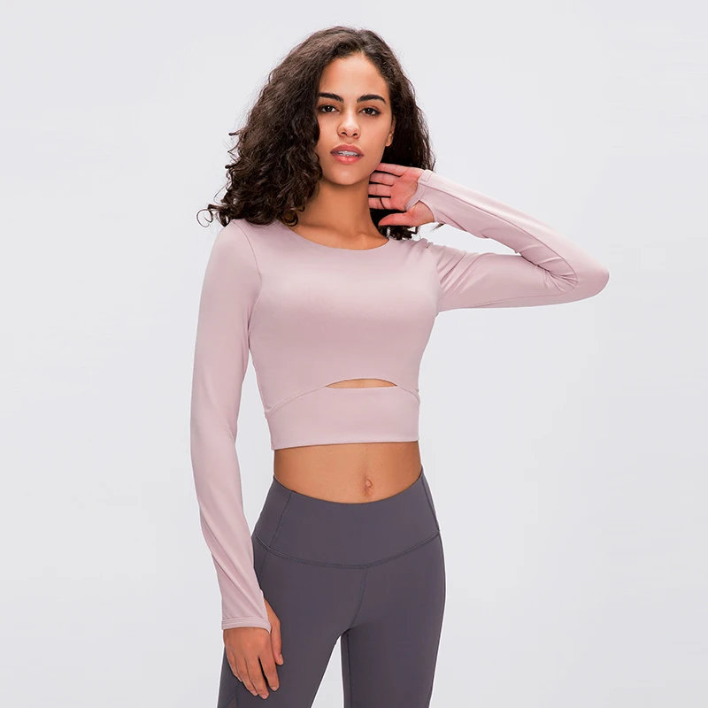 Women Fitness Yoga Crop Tops Long Sleeve Yoga Shirts Exposed Navel Workout Tops Plus Size Running Sport Shirts Yoga Naked Feel
Women Fitness Yoga Crop Tops Long Sleeve Yoga Shirts Exposed Navel Workout Tops Plus Size Running Sport Shirts Yoga Naked Feel