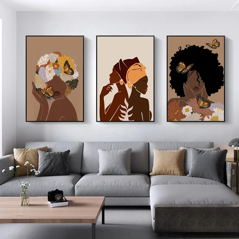 Flower Hand Black Girl Illustration Abstract Art Canvas Painting Nordic Posters And Prints Wall Pictures For Living Room Decor
Flower Hand Black Girl Illustration Abstract Art Canvas Painting Nordic Posters And Prints Wall Pictures For Living Room Decor
