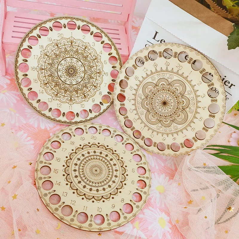 Держатель для хранения Mandala шелковые вышивальные нити, деревянный круг для хранения пряжи для вышивки крестиком
Держатель для хранения Mandala шелковые вышивальные нити, деревянный круг для хранения пряжи для вышивки крестиком