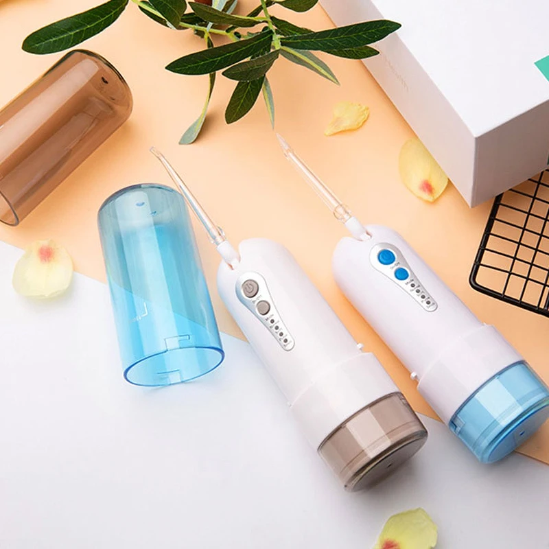 FDA Portable Oral Irrigator Water Flosser 4 Modes USB Rechargeable Dental 5 Nozzle Travel Waterproof Teeth Cleaner
FDA Portable Oral Irrigator Water Flosser 4 Modes USB Rechargeable Dental 5 Nozzle Travel Waterproof Teeth Cleaner