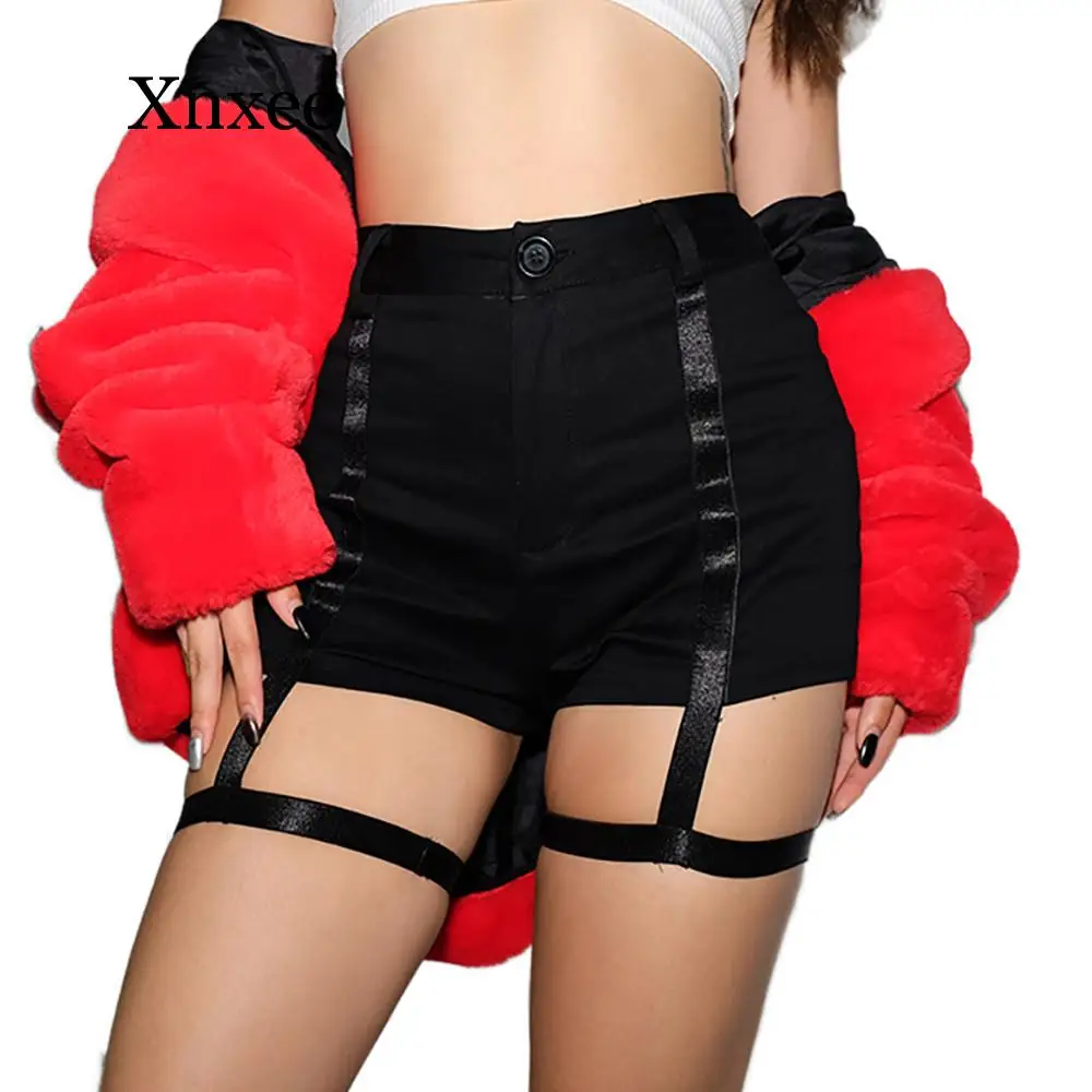 2020 Summer Sexy Fashion Womens Hot Shorts Punk Rock Bandage Casual Hollow Out Dance Show Party Club High Waist Skinny Shorts
2020 Summer Sexy Fashion Womens Hot Shorts Punk Rock Bandage Casual Hollow Out Dance Show Party Club High Waist Skinny Shorts