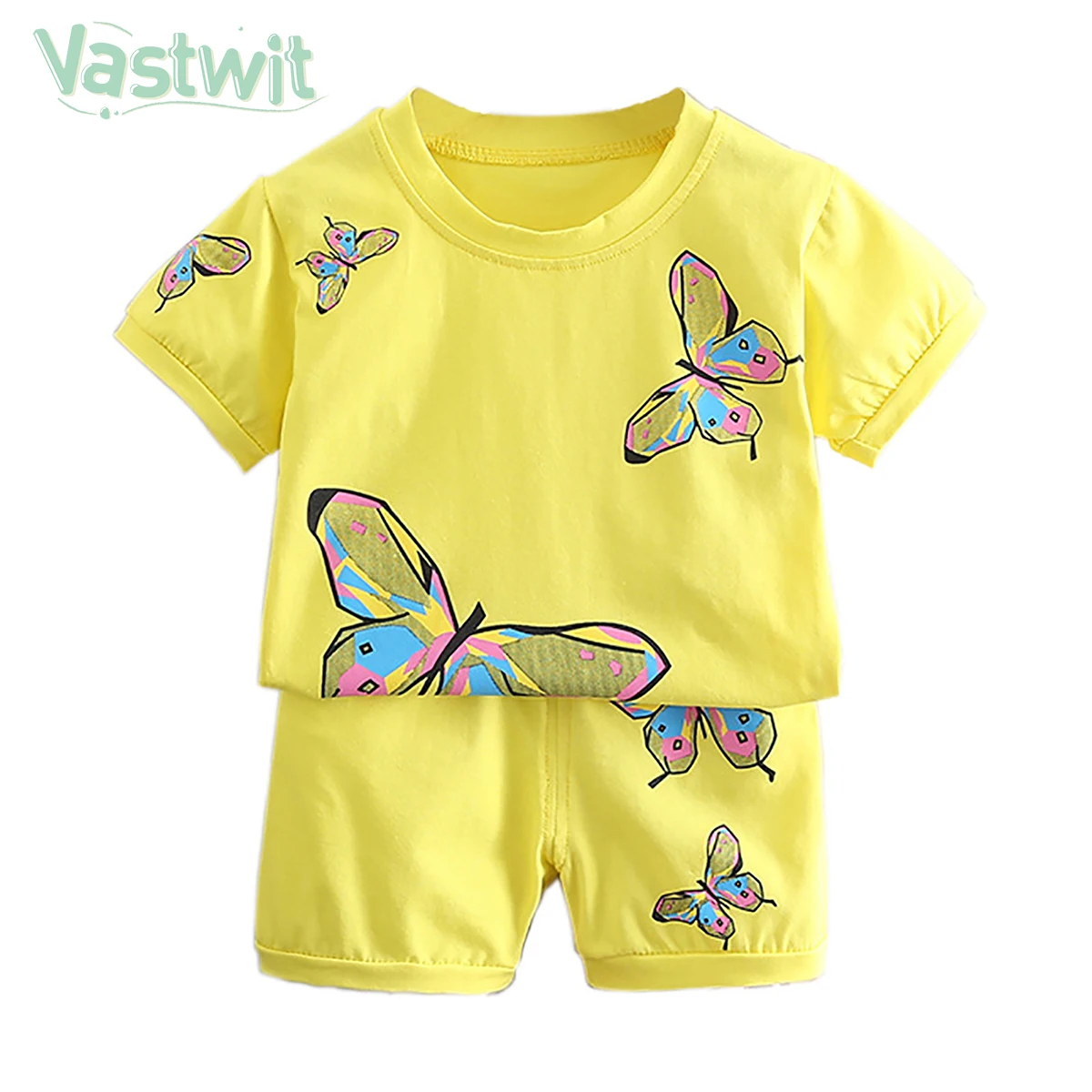 Summer Baby Clothing Set Toddler Girls Butterfly Print Suit Cotton Tee T-Shirt and Elastic Waistband Shorts Infant Baby Outfits
Summer Baby Clothing Set Toddler Girls Butterfly Print Suit Cotton Tee T-Shirt and Elastic Waistband Shorts Infant Baby Outfits