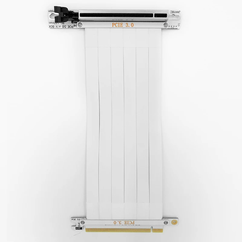 PCI-E x16 3.0 White Extender Riser Cable Universal Vertical GPU Flat Line Pci-E X16 Riser Cable Kit 10cm-100cm
PCI-E x16 3.0 White Extender Riser Cable Universal Vertical GPU Flat Line Pci-E X16 Riser Cable Kit 10cm-100cm