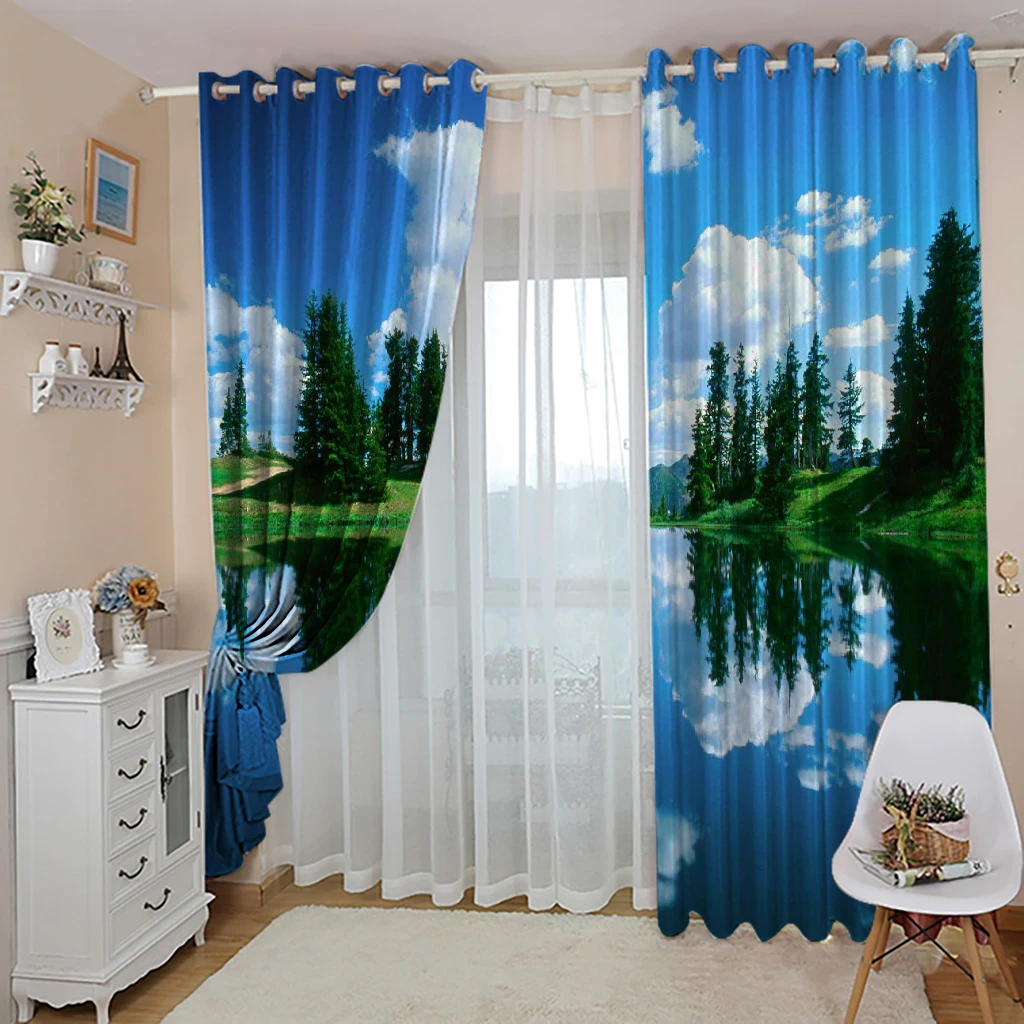 photo Blackout Window Drapes Luxury 3D Curtains blue landscape curtains 3D Curtains For Living Room office Bedroom
photo Blackout Window Drapes Luxury 3D Curtains blue landscape curtains 3D Curtains For Living Room office Bedroom