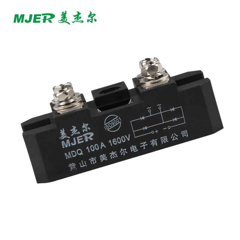 MJER MDQ60A 100A Single Phase Diode Bridge Rectifier Module for High Power Bridge Rectifier MDQ100A
MJER MDQ60A 100A Single Phase Diode Bridge Rectifier Module for High Power Bridge Rectifier MDQ100A