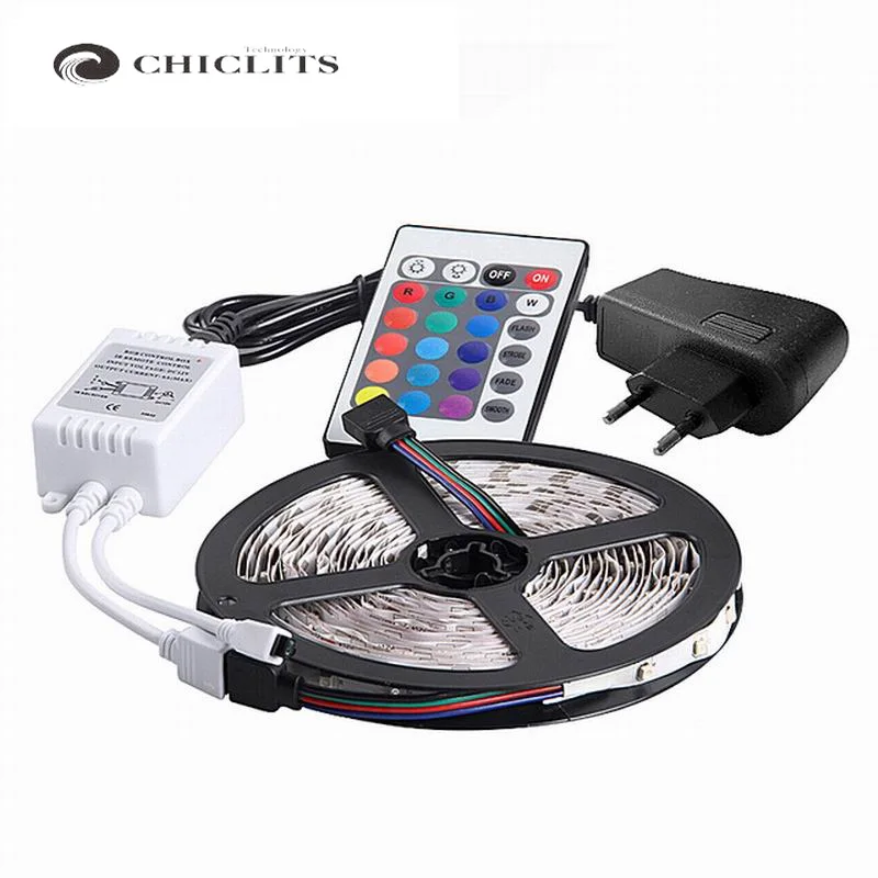 Chiclits RGB Светодиодная лента светильник 2835 SMD 5M 300 светодиодов IP20/IP65 Гибкая Строительная лента с ИК-пультом дистанционного управления 12 В 2A адаптер питания
Chiclits RGB Светодиодная лента светильник 2835 SMD 5M 300 светодиодов IP20/IP65 Гибкая Строительная лента с ИК-пультом дистанционного управления 12 В 2A адаптер питания