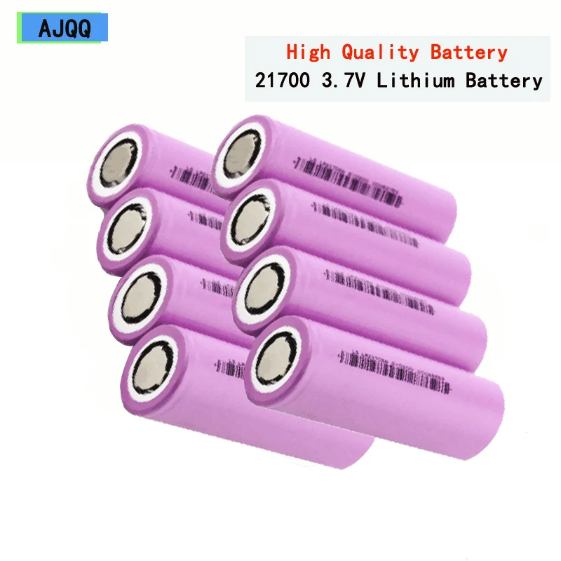 New AJQQ 21700 mod 3.7V 4000mAh Rechargeable Battery High Power Discharge Li Ion Batteries Use for Flashlight Mod/kit
New AJQQ 21700 mod 3.7V 4000mAh Rechargeable Battery High Power Discharge Li Ion Batteries Use for Flashlight Mod/kit
