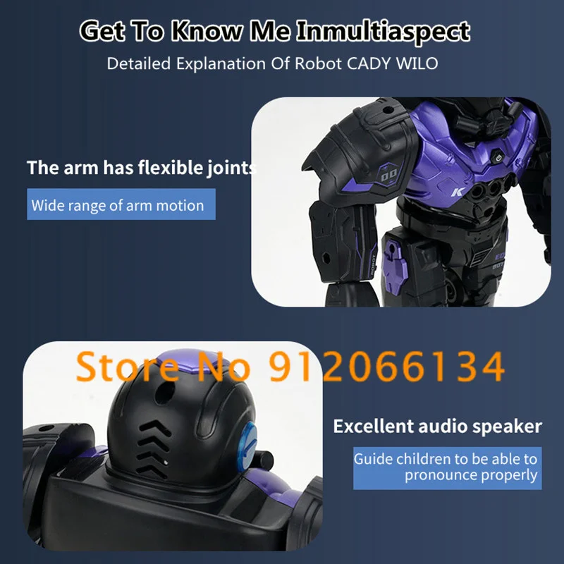 Smart Program Radio Control Robot 2.4G 60Min Launch Missile Auto Presentation Parent-Child Interaction Gesture Sensing RC Robot
Smart Program Radio Control Robot 2.4G 60Min Launch Missile Auto Presentation Parent-Child Interaction Gesture Sensing RC Robot
