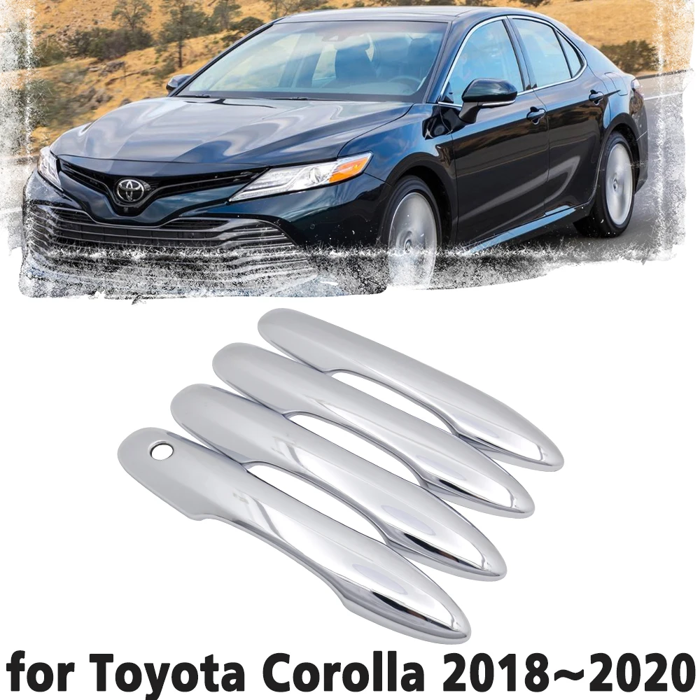 Luxury chrome door handle cover trim protection cover for Toyota Camry Daihatsu Altis XV70 70 2018~2020 Car accessory sticker
Luxury chrome door handle cover trim protection cover for Toyota Camry Daihatsu Altis XV70 70 2018~2020 Car accessory sticker