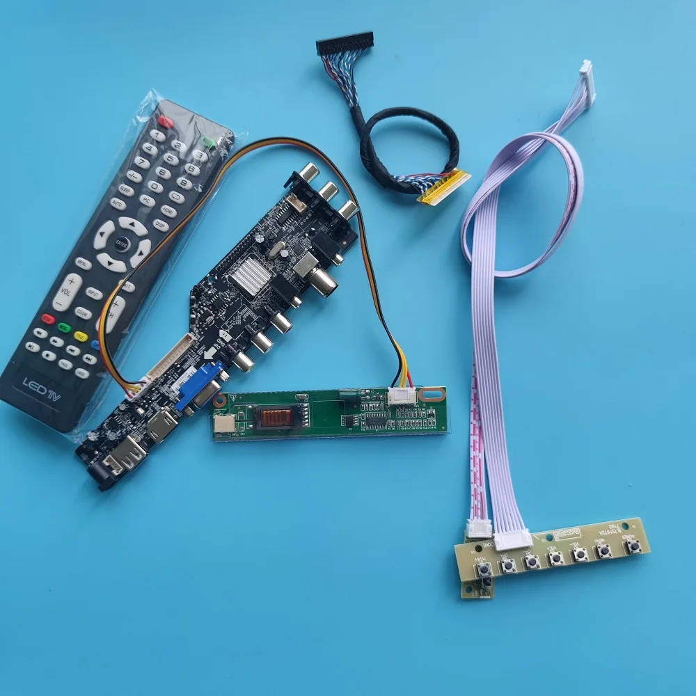 Kit for B154EW02 v.1 3363 DVB-T USB HDMI-compatible TV controller board 30pin DVB-C LCD 1 CCFL 15.4" 1280X800 VGA AV digital
Kit for B154EW02 v.1 3363 DVB-T USB HDMI-compatible TV controller board 30pin DVB-C LCD 1 CCFL 15.4" 1280X800 VGA AV digital