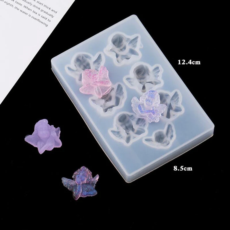 1PCS Little Angel Shape Silicone Mold For Resin DIY Clay UV Epoxy Resin Molds Pendant Jewelry Tools Mould
1PCS Little Angel Shape Silicone Mold For Resin DIY Clay UV Epoxy Resin Molds Pendant Jewelry Tools Mould