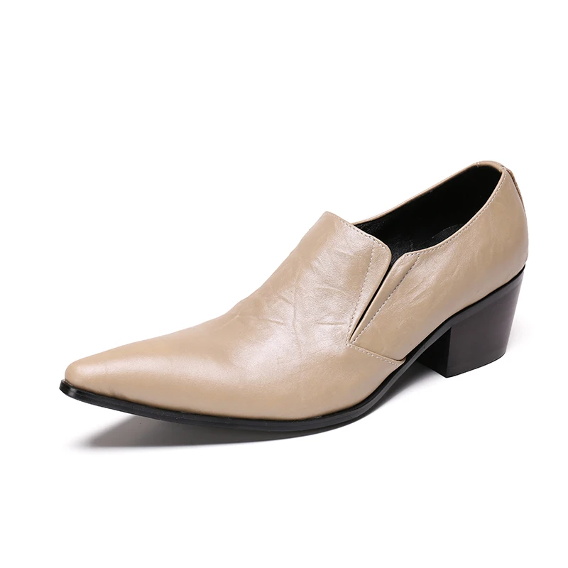 Italian Men Dress Shoes Solid Genuine Leather Pointed Toe Business Formal Shoes Height Increasing Shoes Sapato Masculino Social
Italian Men Dress Shoes Solid Genuine Leather Pointed Toe Business Formal Shoes Height Increasing Shoes Sapato Masculino Social