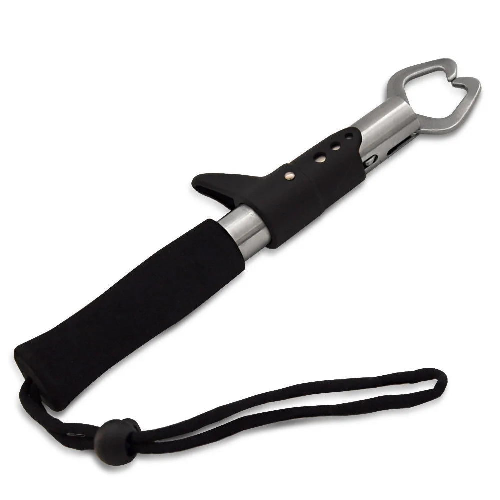 High Quality Aluminum alloy Fish Grip Fishing Lure Catcher Holder Device with Connecting Rope for Rod Fishing Accessaries
High Quality Aluminum alloy Fish Grip Fishing Lure Catcher Holder Device with Connecting Rope for Rod Fishing Accessaries
