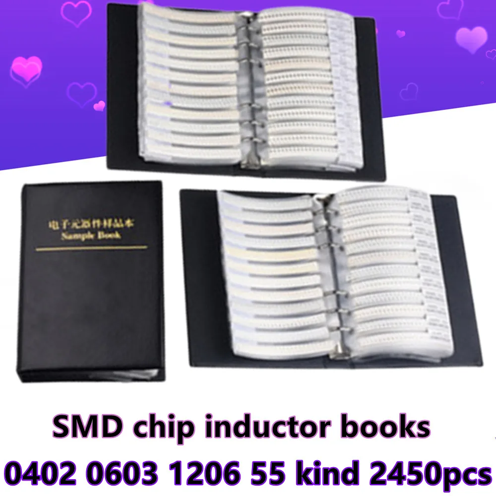 Ассортимент Набор 0402 0603 1206 Полная серия SMD чип индуктивность образец книжка 55 вид 2450 шт Индуктор набор компонентов 5% Точность
Ассортимент Набор 0402 0603 1206 Полная серия SMD чип индуктивность образец книжка 55 вид 2450 шт Индуктор набор компонентов 5% Точность