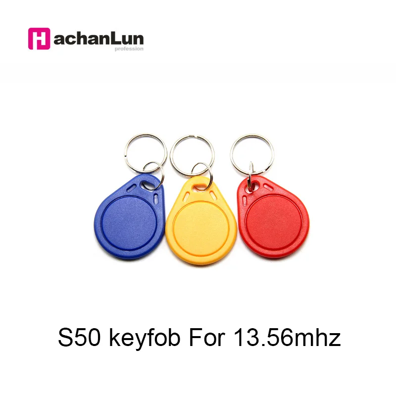 50pcs 13.56MHz RFID Attendance Management Keychain ABS Waterproof Key Fobs Tags IC M1 S50 Key Badge Finder Card Token
50pcs 13.56MHz RFID Attendance Management Keychain ABS Waterproof Key Fobs Tags IC M1 S50 Key Badge Finder Card Token