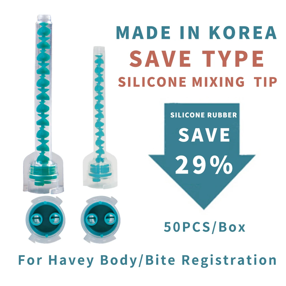Dental Impression Mixing Tips Short Heavy Body Silicone Save Type Disposable Nozzles Head Cartridges Syringe Odontology Products
Dental Impression Mixing Tips Short Heavy Body Silicone Save Type Disposable Nozzles Head Cartridges Syringe Odontology Products