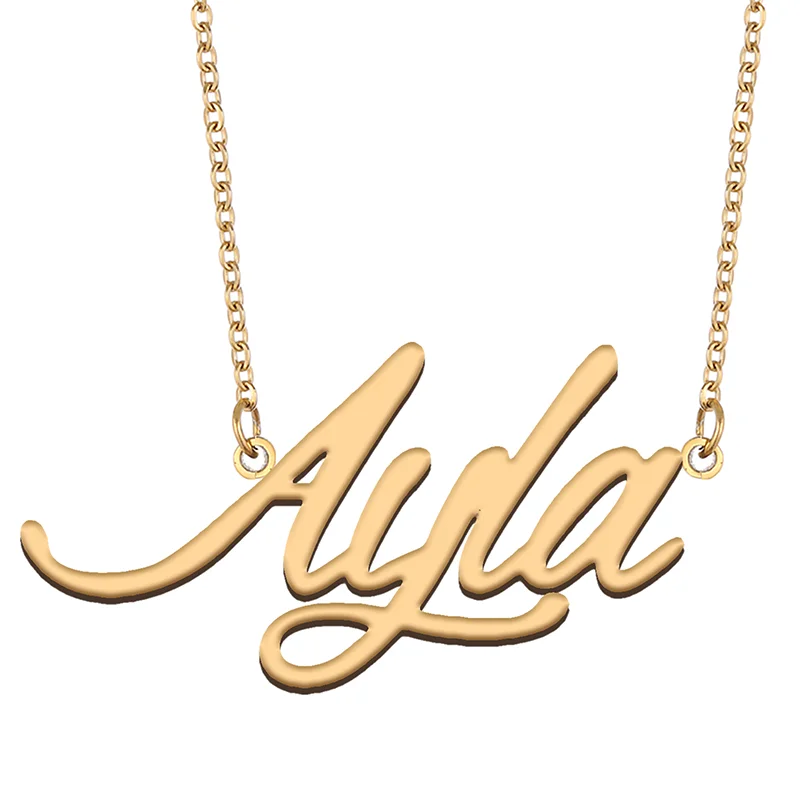 Necklace with Name Ayla for His Her Family Member Best Friend Birthday Gifts on Christmas Mother Day Valentine's Day
Necklace with Name Ayla for His Her Family Member Best Friend Birthday Gifts on Christmas Mother Day Valentine's Day