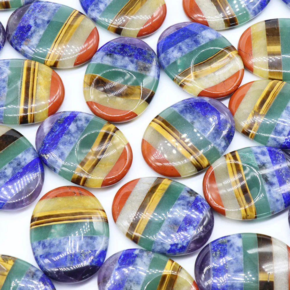 7 Chakra Thumb Worry Stone for Anxiety Stress Relief Meditation Crystal Therapy Gemstone Healing Crystals Palm Stones Massage
7 Chakra Thumb Worry Stone for Anxiety Stress Relief Meditation Crystal Therapy Gemstone Healing Crystals Palm Stones Massage