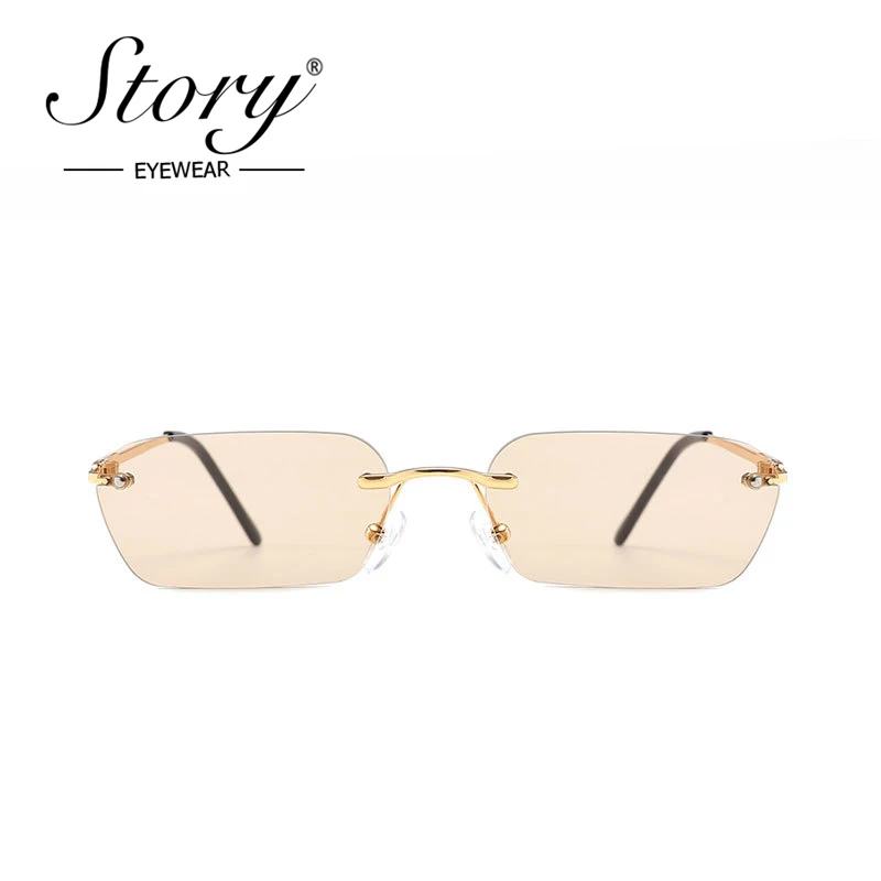 STORY fashion rectangle sunglasses women men 2019 luxury brand vintage colored lens eyewear festival party frameless sun glasses
STORY fashion rectangle sunglasses women men 2019 luxury brand vintage colored lens eyewear festival party frameless sun glasses