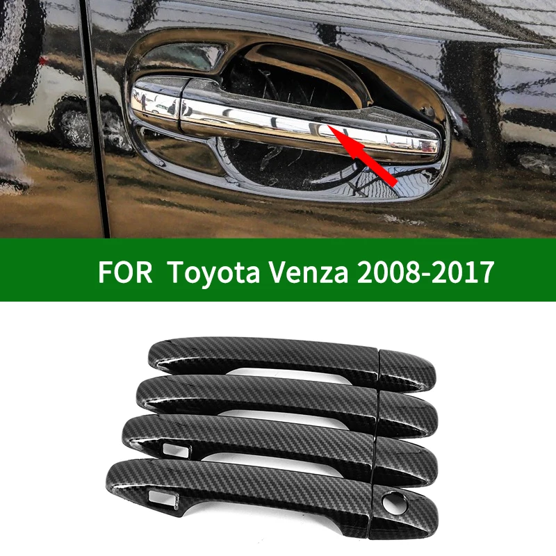 Accessories Carbon Fiber Patterns Side Smart Door Handle Covers Trims For TOYOTA venza 2008-2017 2009 2010 2011 2012 2013 2015
Accessories Carbon Fiber Patterns Side Smart Door Handle Covers Trims For TOYOTA venza 2008-2017 2009 2010 2011 2012 2013 2015