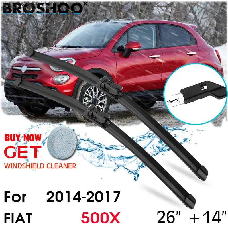 Car Wiper Blade Window Windscreen Windshield Wipers Blades Button Arm Auto Accessories For FIAT 500X 26''+14'' 2014-2017
Car Wiper Blade Window Windscreen Windshield Wipers Blades Button Arm Auto Accessories For FIAT 500X 26''+14'' 2014-2017