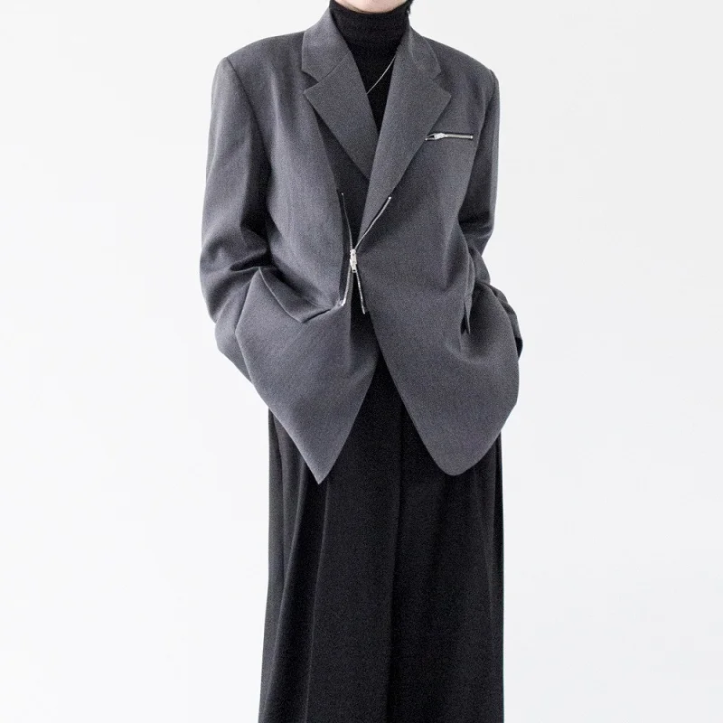 2022 design sense network red with the same suit male senior sense of Korean casual fashion zipper suit jacket
2022 design sense network red with the same suit male senior sense of Korean casual fashion zipper suit jacket