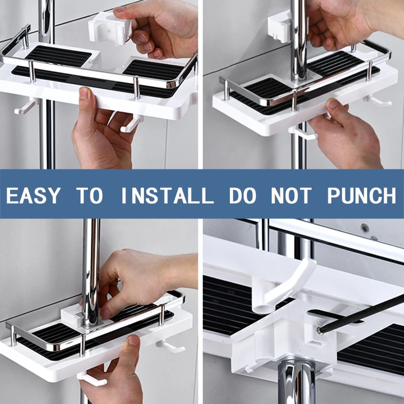 Wall Household Item Bathroom Shower Holder Rack Organizer Bathroom Shelf Shampoo Tray Stand No Drilling Floating Shelf for Shelf
Wall Household Item Bathroom Shower Holder Rack Organizer Bathroom Shelf Shampoo Tray Stand No Drilling Floating Shelf for Shelf
