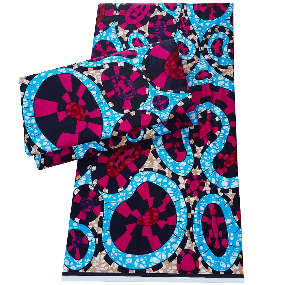 Ankara Fabric African Real Wax Printing 100% Cotton Sewing High Quality Fabrics Real Wax Batik Pagne Popular Party Dress
Ankara Fabric African Real Wax Printing 100% Cotton Sewing High Quality Fabrics Real Wax Batik Pagne Popular Party Dress