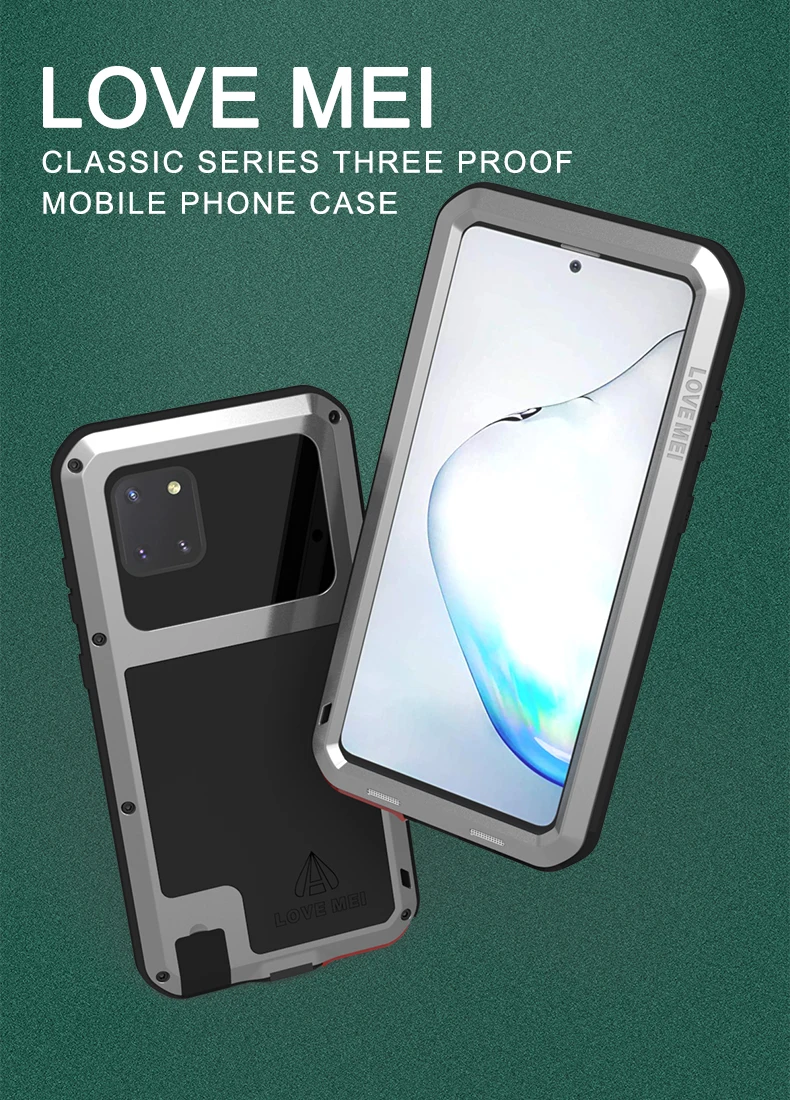 For Samsung Galaxy Note 10 Lite Case Love Mei Powerful Metal Armor Shock Dirt Proof Water Resistant Cover Case For Note 10 Lite
For Samsung Galaxy Note 10 Lite Case Love Mei Powerful Metal Armor Shock Dirt Proof Water Resistant Cover Case For Note 10 Lite