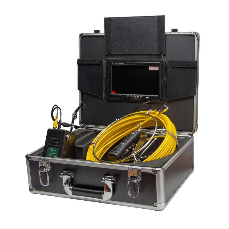 42mm Dual Lens 7'' Display Drain/Sewer/Duct/Chimneys/Machinery Pipe Clean Endoscope Inspection CCTV Camera
42mm Dual Lens 7'' Display Drain/Sewer/Duct/Chimneys/Machinery Pipe Clean Endoscope Inspection CCTV Camera