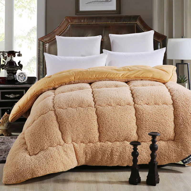 1PCS Lamb cashmere velvet Fabric warm winter wool quilt thicken comforter duvet blanket king queen size double Cashmere
1PCS Lamb cashmere velvet Fabric warm winter wool quilt thicken comforter duvet blanket king queen size double Cashmere