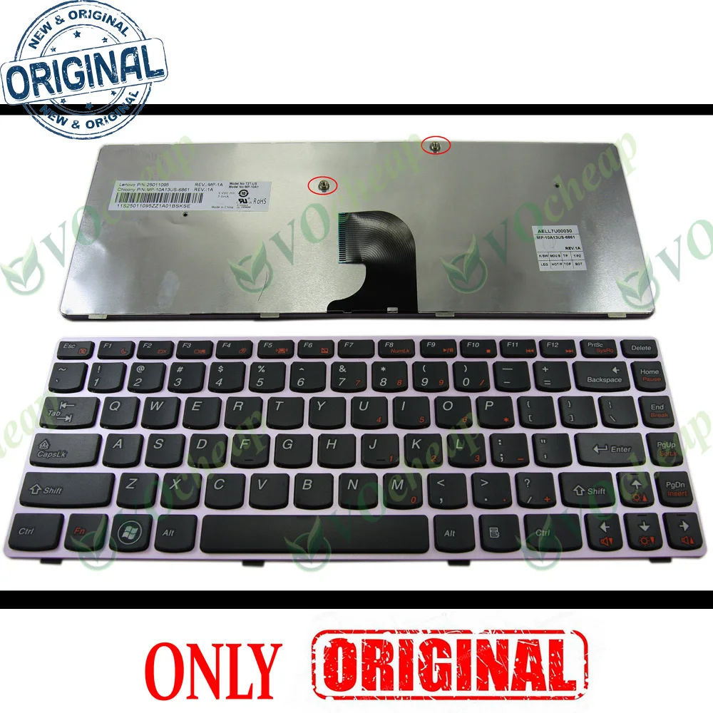 Новая клавиатура для ноутбука Lenovo IdeaPad Z360 Z360A Z360G Z360P Z360 G360 Silver Pink FRAME Black US - 25011095
Новая клавиатура для ноутбука Lenovo IdeaPad Z360 Z360A Z360G Z360P Z360 G360 Silver Pink FRAME Black US - 25011095