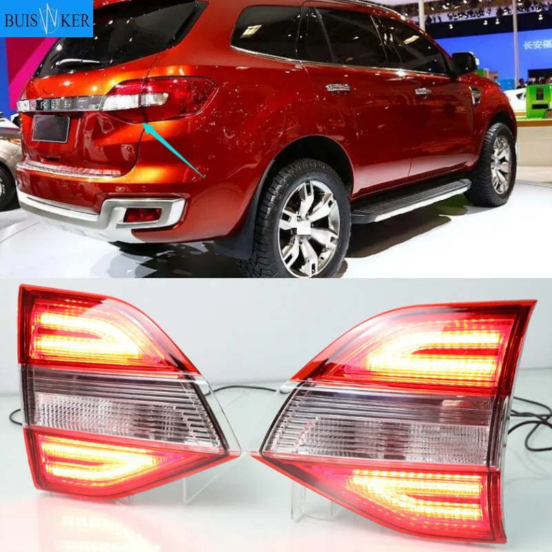 2PCS LED Rear Tail Light For Ford Everest 2016 2017 2018 Car LED Bumper Light Brake Light Reflector Rear Decoration Lamp
2PCS LED Rear Tail Light For Ford Everest 2016 2017 2018 Car LED Bumper Light Brake Light Reflector Rear Decoration Lamp