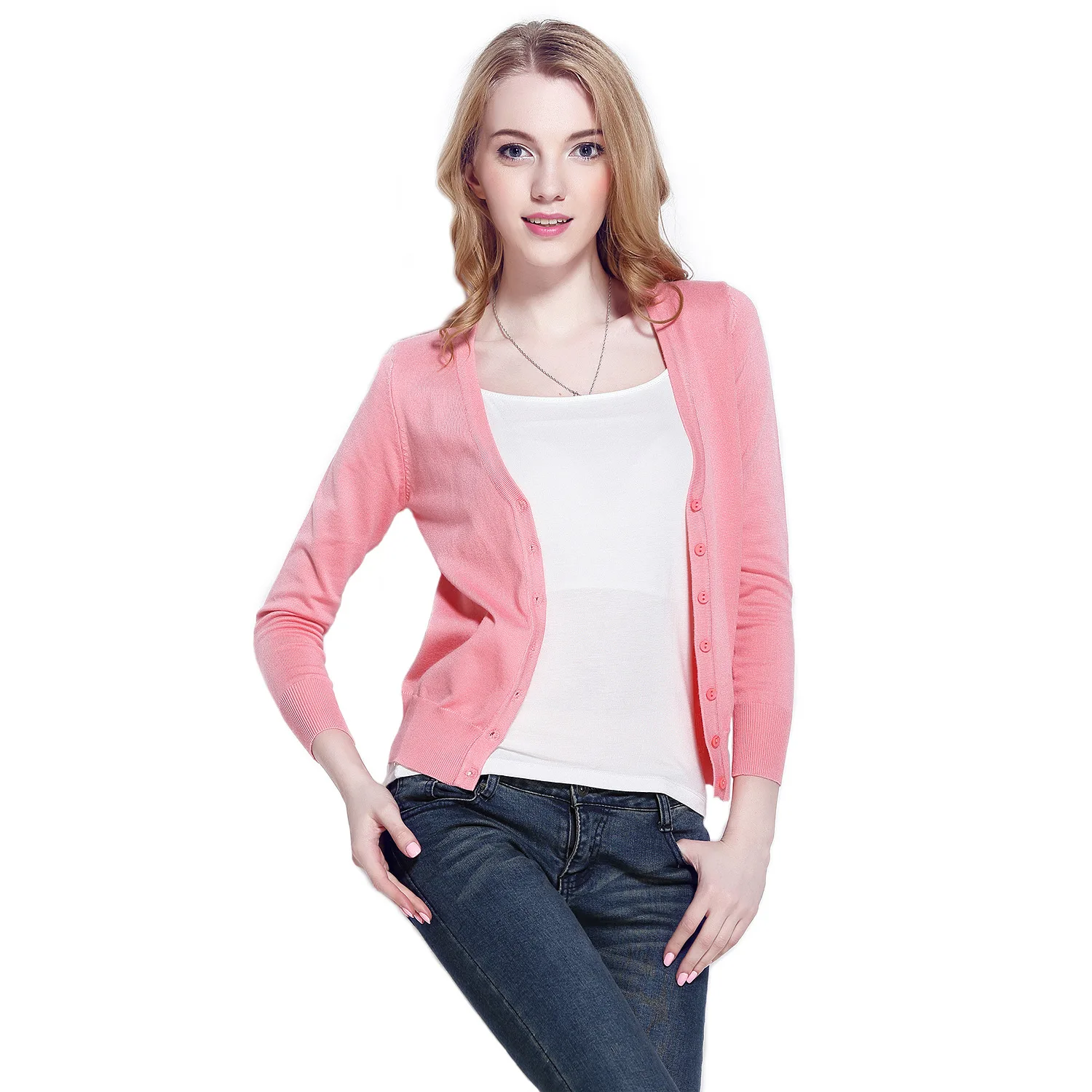 Cheap Sweats Women's Long Sleeve V-Neck Air Conditioning Shirts Are Slimming Casual Plus Size Feminine Knitwear Sweatshirts
Cheap Sweats Women's Long Sleeve V-Neck Air Conditioning Shirts Are Slimming Casual Plus Size Feminine Knitwear Sweatshirts