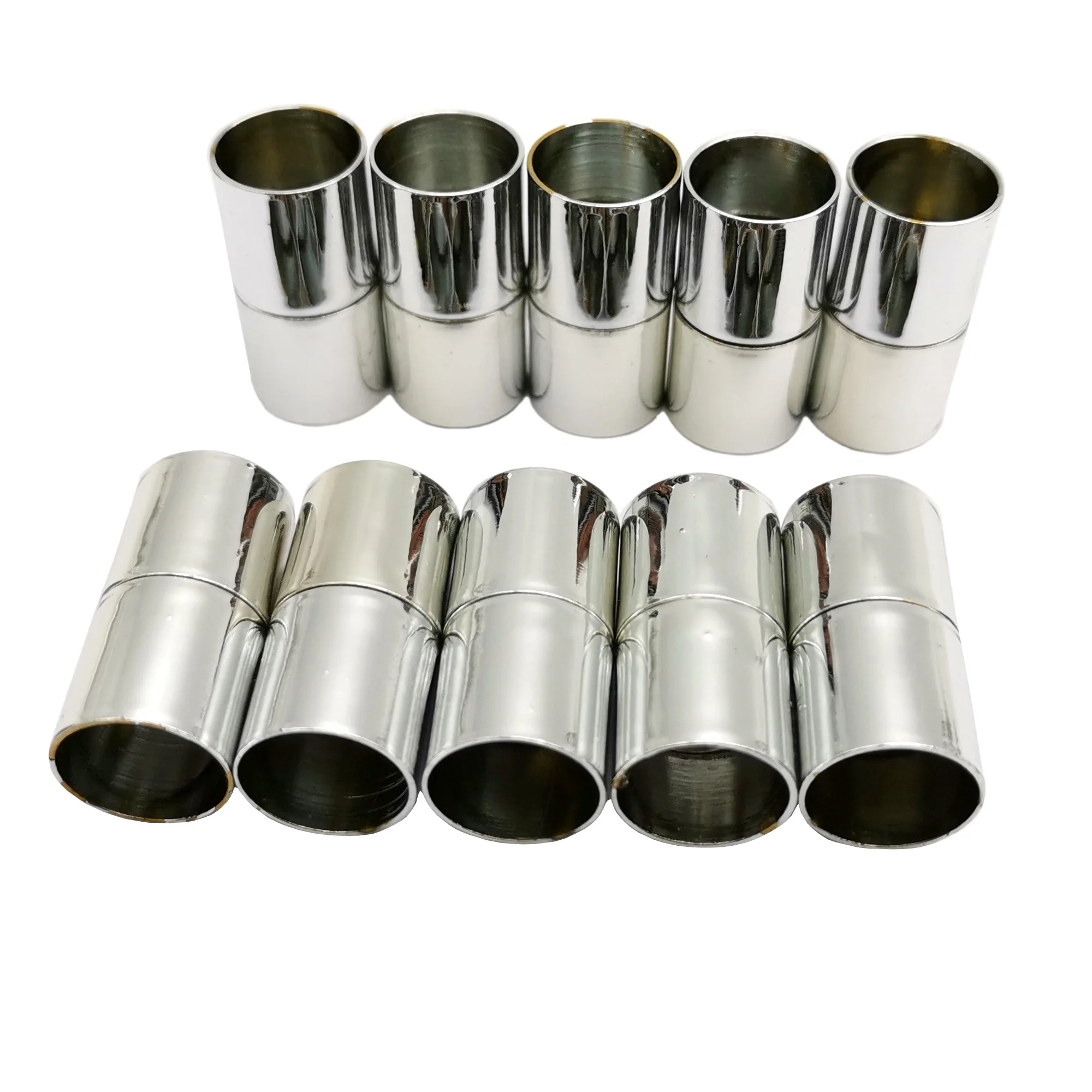 10 Pieces 10mm Round Inner Hole Cylinder Magnetic Clasps for Bracelet Making Silver
10 Pieces 10mm Round Inner Hole Cylinder Magnetic Clasps for Bracelet Making Silver