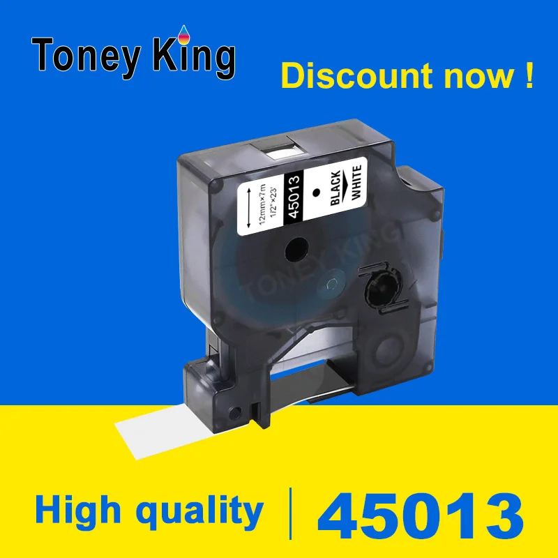 Toney King 1 шт. DYMO D1 45013 черный на белом 12 мм * 7 м заправка ленты для принтера Dymo LabelManager 160 210D 280
Toney King 1 шт. DYMO D1 45013 черный на белом 12 мм * 7 м заправка ленты для принтера Dymo LabelManager 160 210D 280
