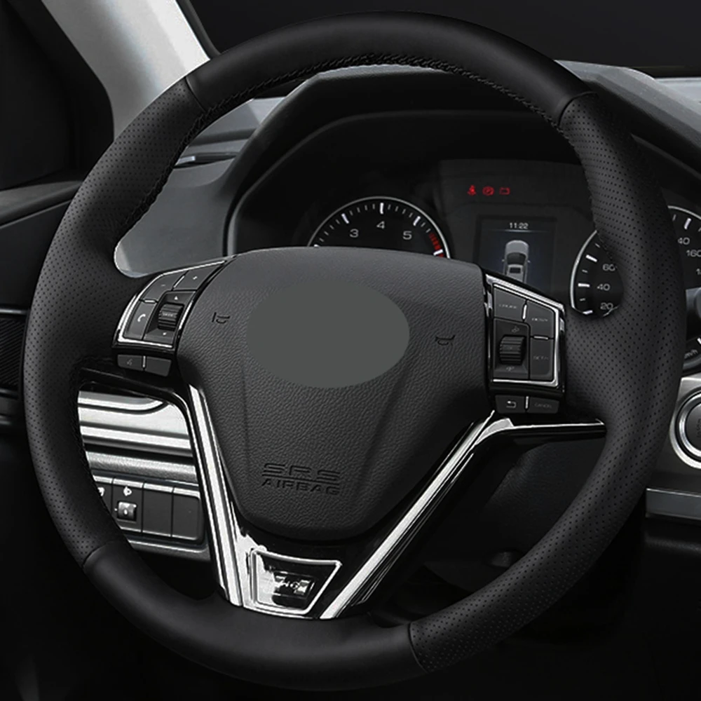 DIY Black Faux Leather Car Steering Wheel Cover For Great Wall Haval Hover H2 H7 2014 2015 2016 2017 2018 Comfortable
DIY Black Faux Leather Car Steering Wheel Cover For Great Wall Haval Hover H2 H7 2014 2015 2016 2017 2018 Comfortable