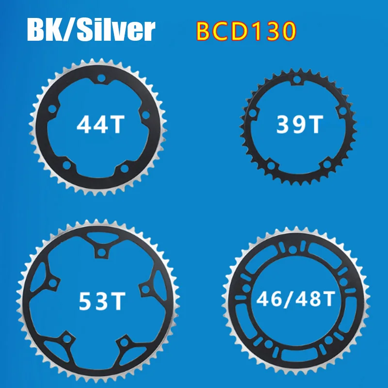 Bicycle Chain Ring Single Speed , Fixed Gear, Road Bike Track, Folding Bike, 130 BCD Fixie, 39 T, 44 T, 46T, 48T, 53T,
Bicycle Chain Ring Single Speed , Fixed Gear, Road Bike Track, Folding Bike, 130 BCD Fixie, 39 T, 44 T, 46T, 48T, 53T,