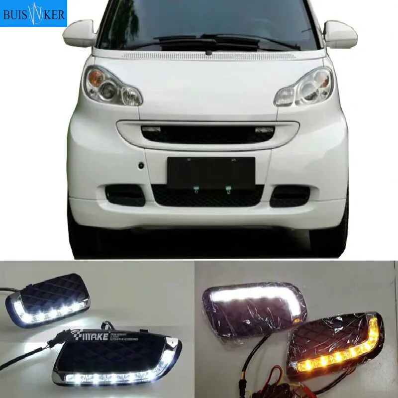 2Pcs DRL For Mercedes Benz Smart fortwo 2008 2009 2010 2011 Daytime Running Lights Fog head Lamp cover car styling
2Pcs DRL For Mercedes Benz Smart fortwo 2008 2009 2010 2011 Daytime Running Lights Fog head Lamp cover car styling