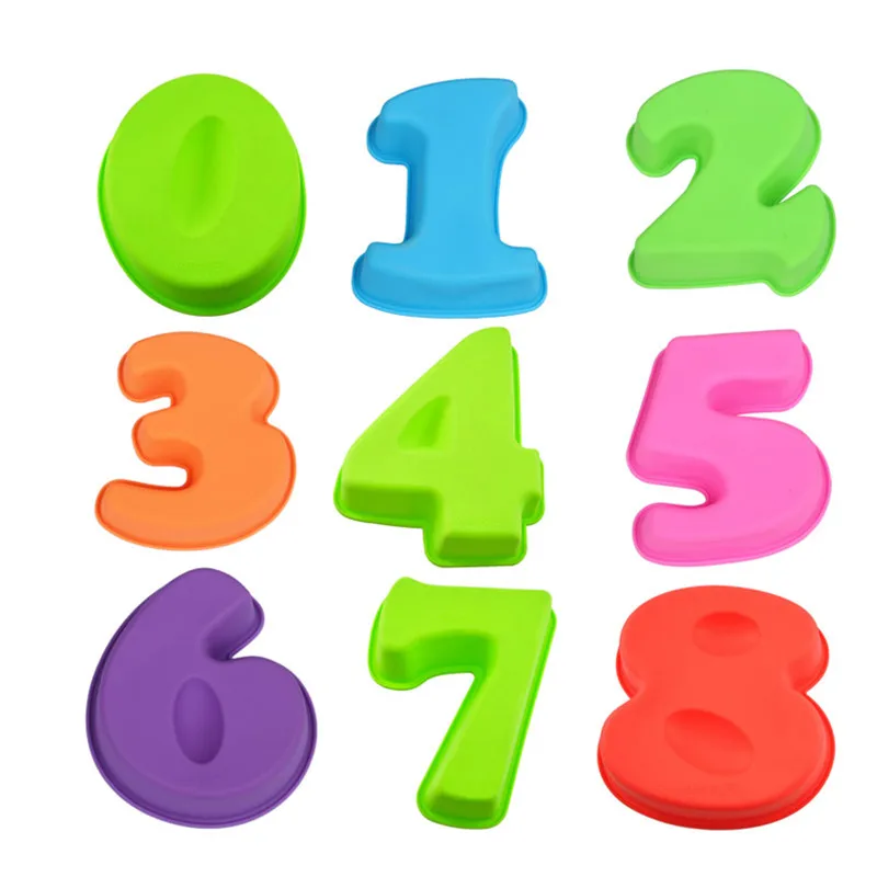 Arabic Numbers 0-9 Shape Silicone Fondant Mold Children Kids Birthday Gift Cake Decor Mould Baking Tool
Arabic Numbers 0-9 Shape Silicone Fondant Mold Children Kids Birthday Gift Cake Decor Mould Baking Tool
