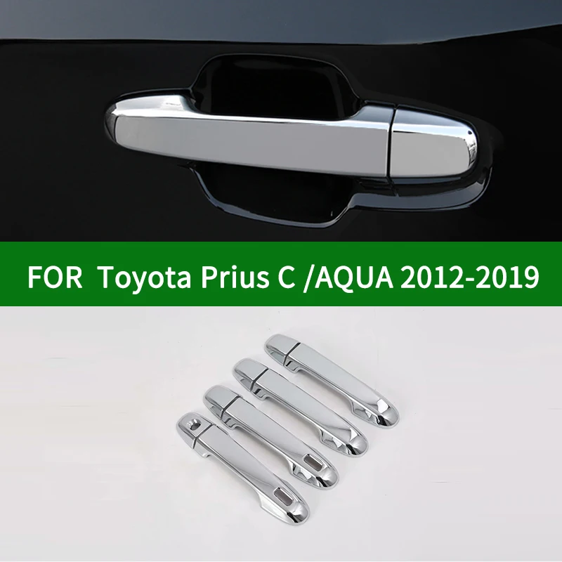 For TOYOTA Prius C AQUA Hybrid 2012-2019 chrome silver Door Handle Cover Bezel Trim 2013 2014 2015 2016 2017 2018
For TOYOTA Prius C AQUA Hybrid 2012-2019 chrome silver Door Handle Cover Bezel Trim 2013 2014 2015 2016 2017 2018